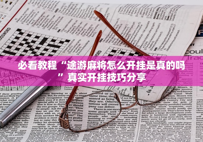 安装程序教程“欢乐麻将原来确实有挂”揭秘透视辅助万能挂用法
