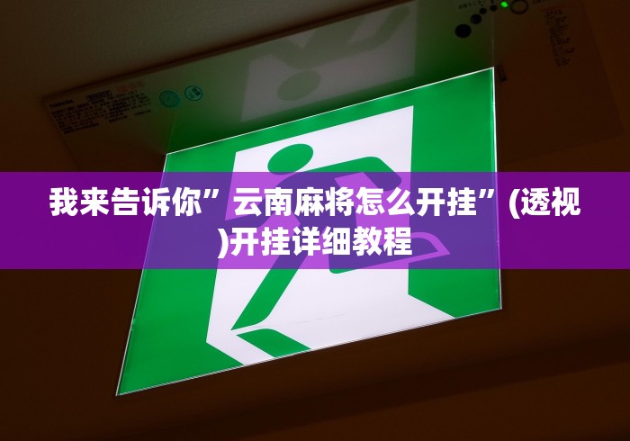 最新引进“中至九江麻将有挂吗”(果然有透视挂)