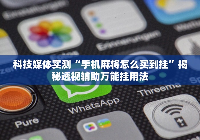 大家普及一下“天天麻将可以开挂吗”揭秘透视辅助万能挂用法