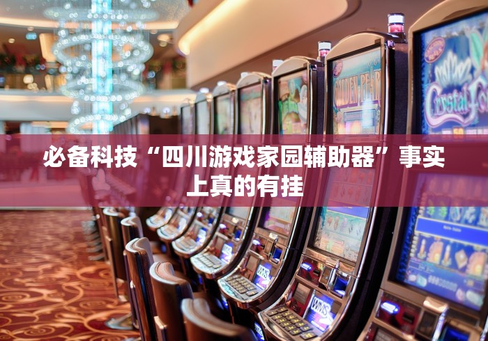 必备科技“四川游戏家园辅助器”事实上真的有挂