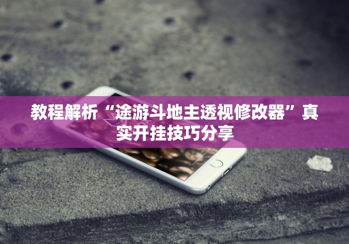 教程解析“途游斗地主透视修改器	”真实开挂技巧分享