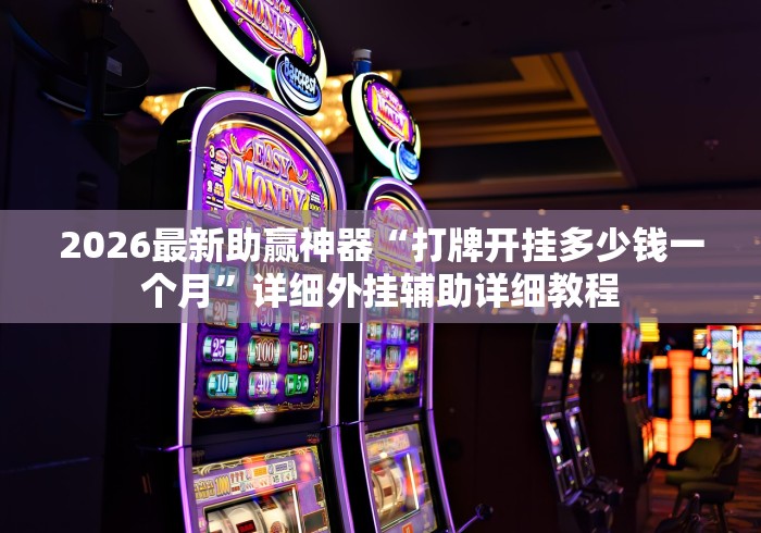2026最新助赢神器“打牌开挂多少钱一个月	”详细外挂辅助详细教程