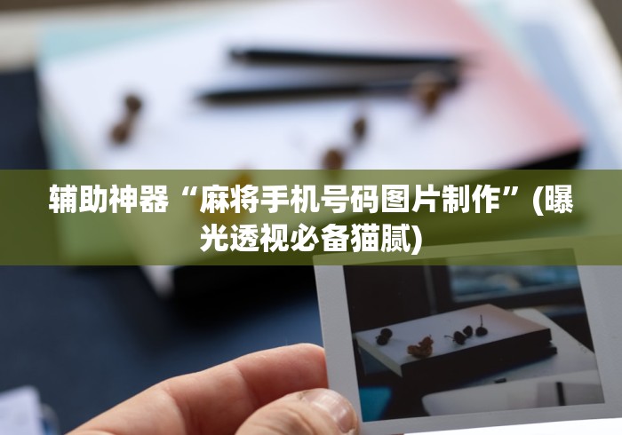 辅助神器“麻将手机号码图片制作	”(曝光透视必备猫腻)